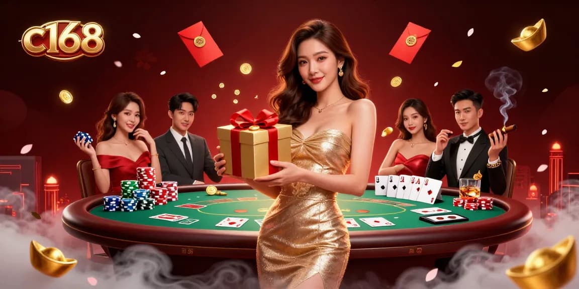 Win big at c168 with a stunning illustration of our vibrant casino atmosphere and charm.