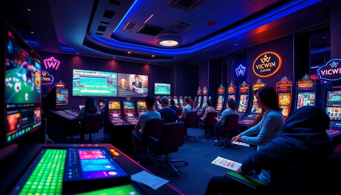 Exciting online gaming experience at VICWIN featuring immersive visuals and interactive betting elements.