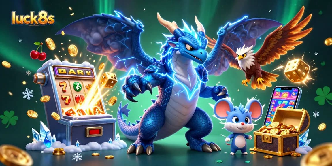 Win big at luck8s with the thrilling jackpot explosion from an electrifying casino scene.
