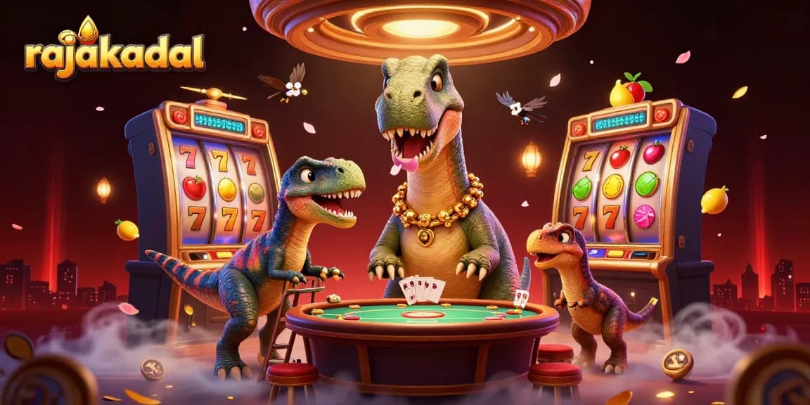 Jelajahi permainan slot menarik di rajakadal dengan karakter unik dan visual memukau.