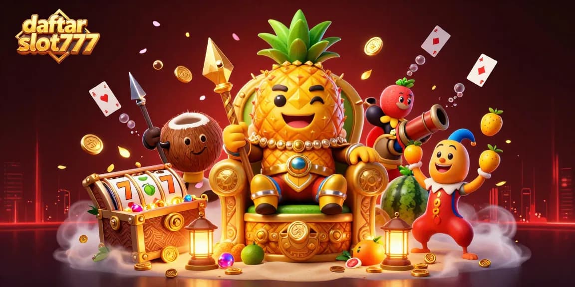 Play thrilling games at daftar slot777 with exciting golden rewards and vibrant casino elements.