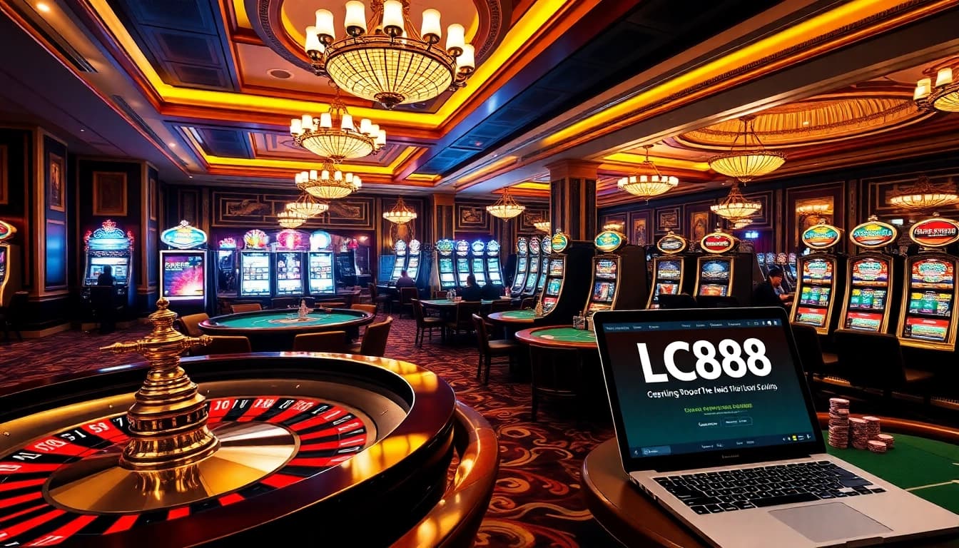 Enjoying various gaming experiences at LC88's vibrant online casino platform.