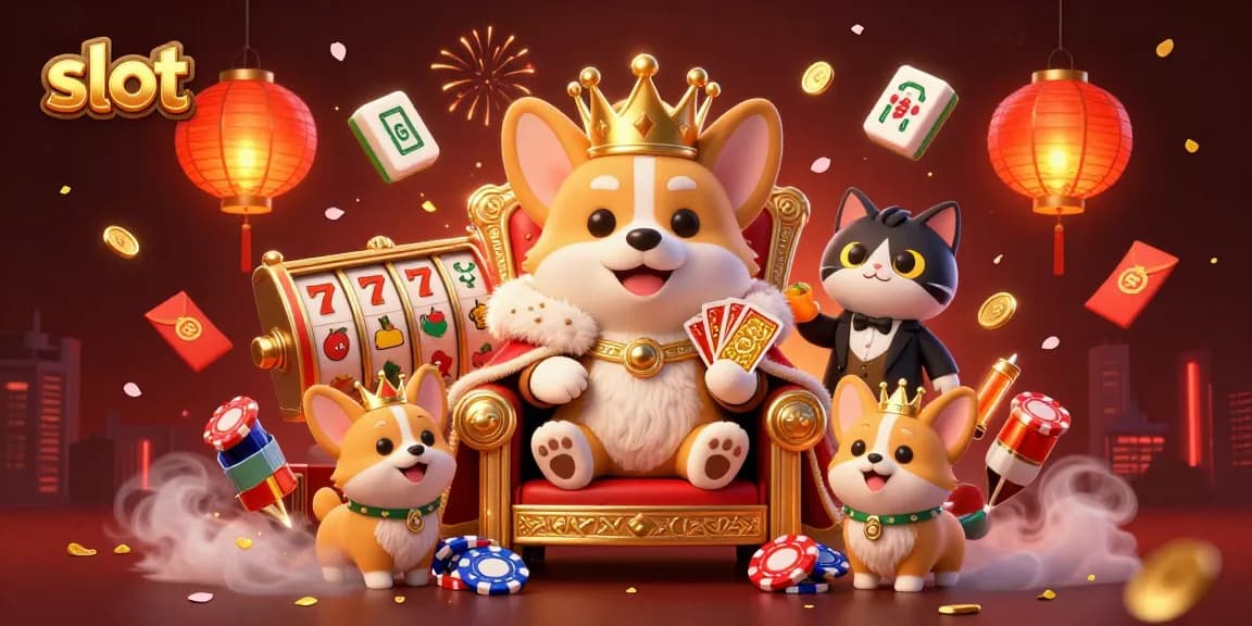 Engage in thrilling slot gameplay with colorful characters and vibrant casino elements