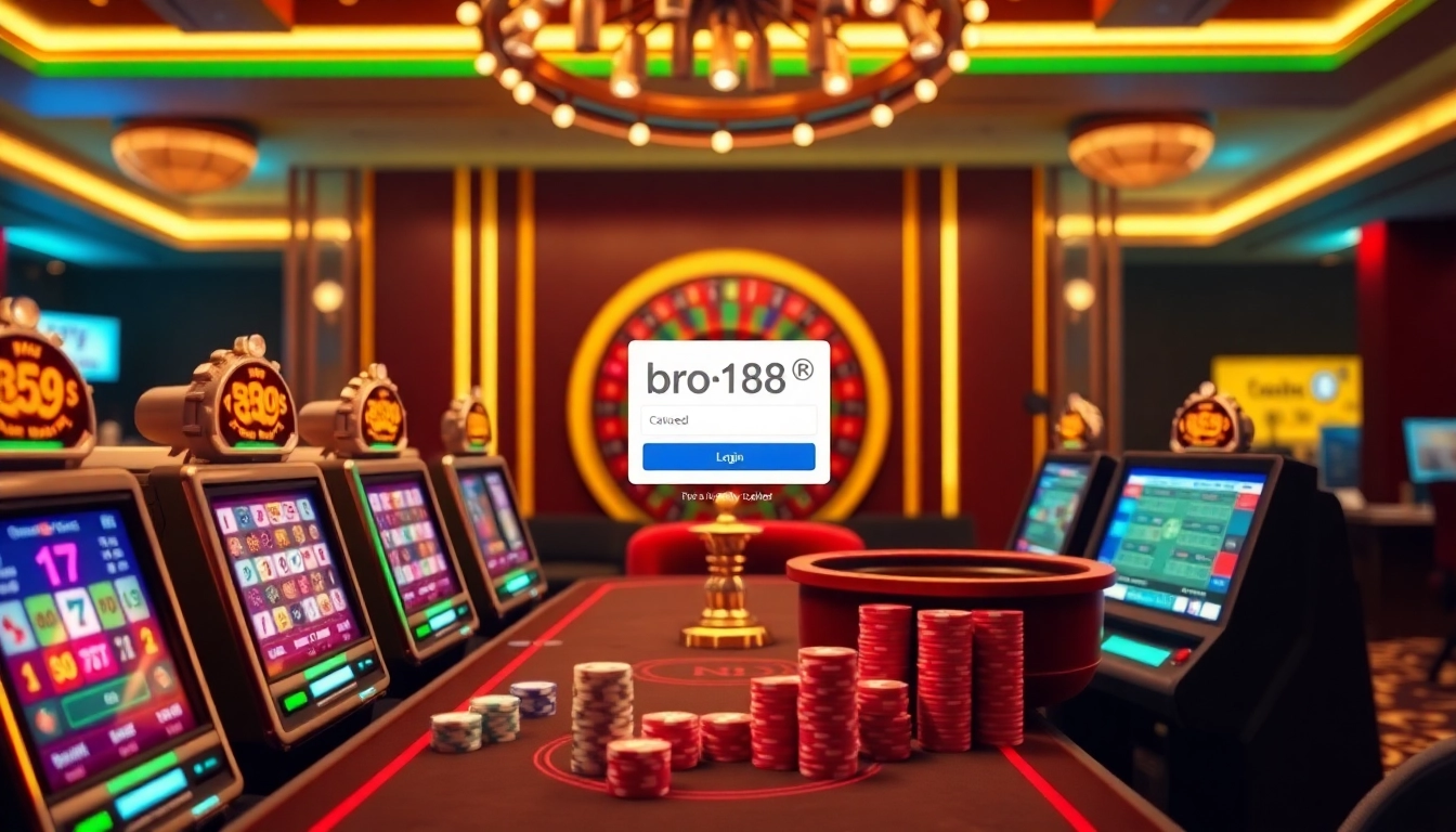 Experience seamless gambling with bro138 login on a luxurious casino simulator.
