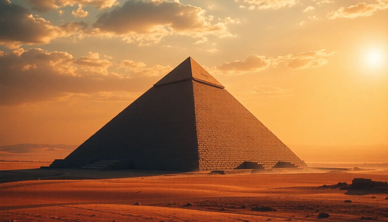 Experience the grandeur of the Great Pyramid of Giza, showcasing its ancient beauty at https://piraminds.com/.