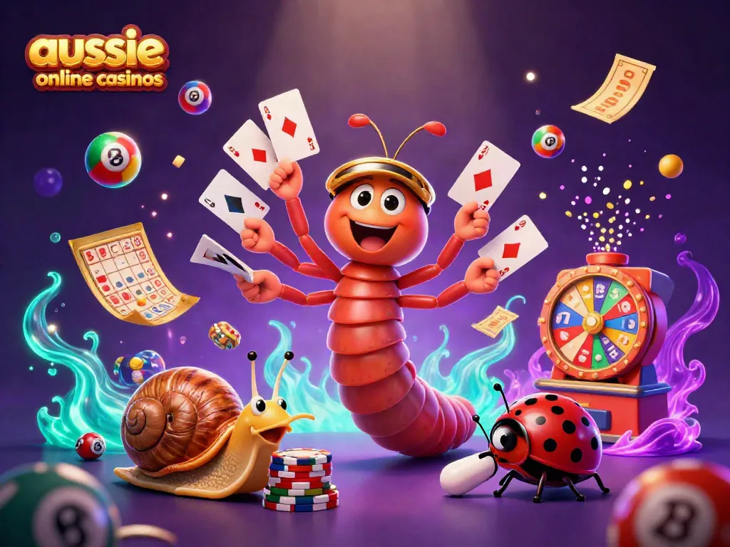 Engage with the thrill of aussie online casinos featuring vibrant characters and dynamic game elements.
