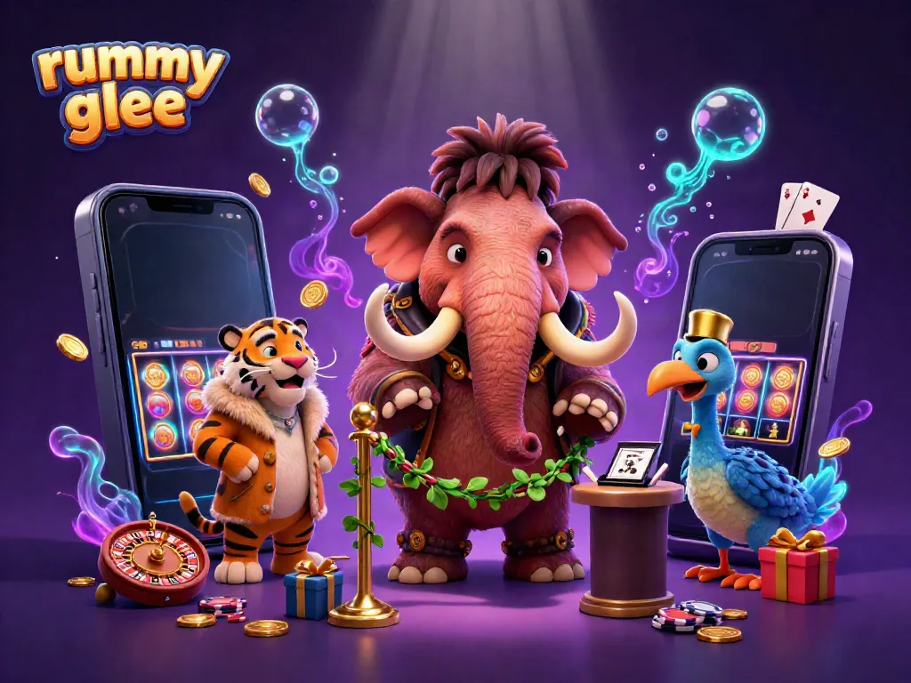 Rummy glee dodo dan mammoth bouncer sambil memeriksa ID di kasino.