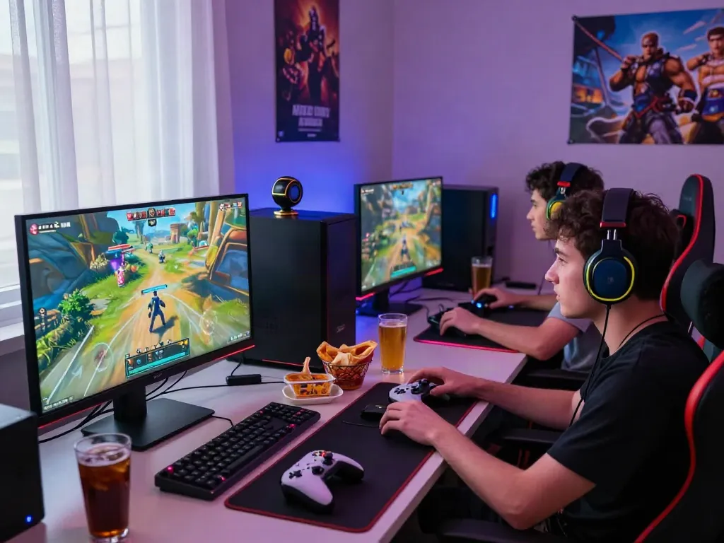 Engaging akunjp online gaming experience with friends and vibrant graphics.