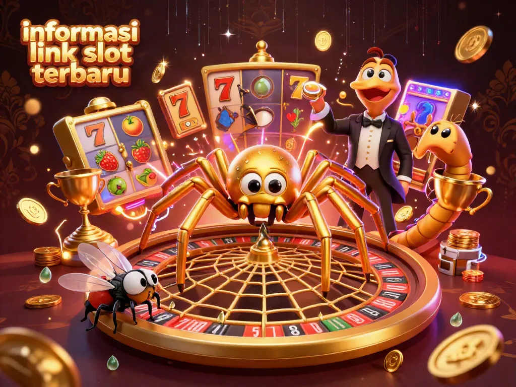 Menggali informasi link slot terbaru dengan karakter menarik dalam ilustrasi 3D yang dinamis.