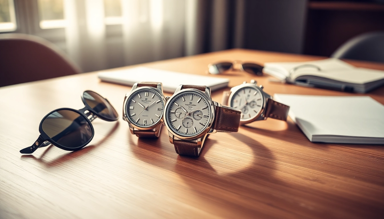 Admiring high-quality replica watches showcasing exquisite details and stylish design.