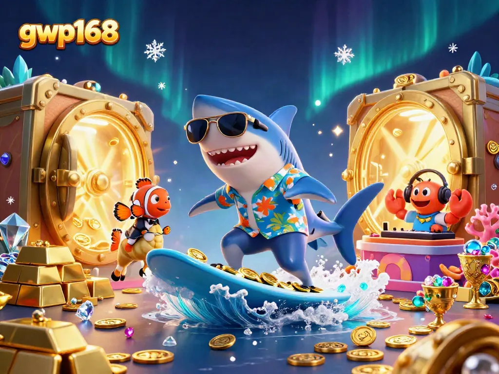 Menghadirkan pengalaman memainkan game gwp168 dengan karakter ikan yang lucu dan elemen kasino yang menarik.