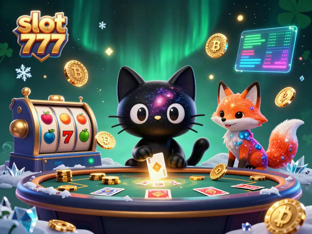 Menangkan jackpot di slot 777 dengan kucing hitam yang memikat di kasino galaksi.
