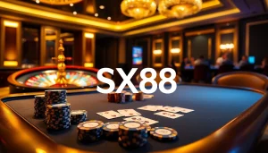 Experience the thrill of SX88 in a luxurious casino environment with high-stakes gaming.