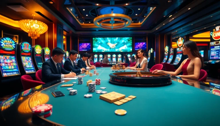 Experience the excitement of gambling at trang chủ pub88 with vibrant casino scenes and immersive gaming.