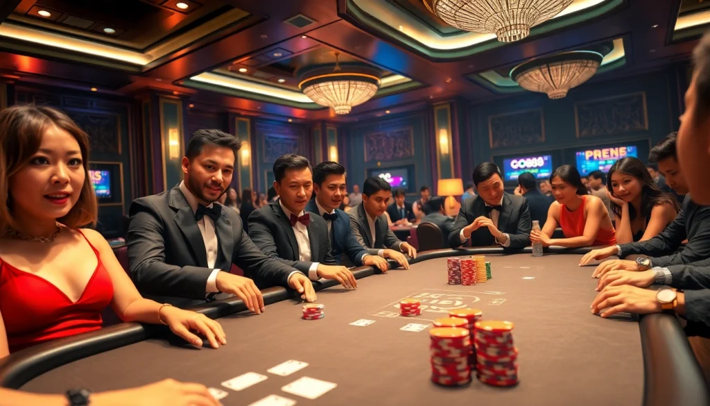 Experience the excitement of GO88 with professional dealers and vibrant gaming atmosphere.