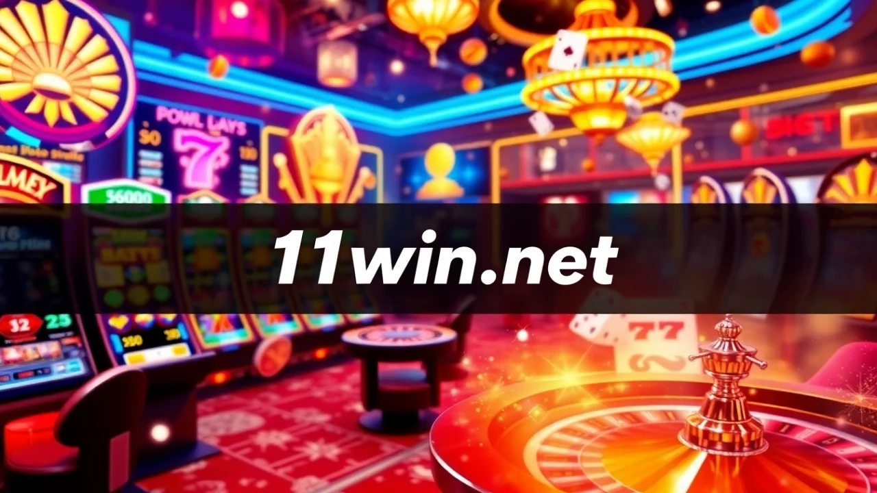Experience the thrill of gambling at 11win net with high-stakes poker and vibrant slot machines.
