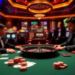 Experience thrilling gameplay at okwin.com with high-stakes poker, vibrant chips, and stunning roulette.