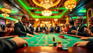 에볼루션 바카라 실시간 카지노 테이블에서 플레이어들이 즐기고 있는 장면