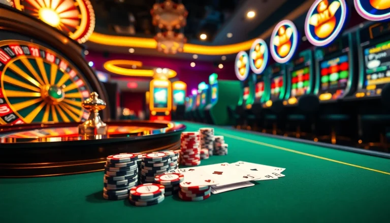 Experience high-stakes gaming at the nhà cái dr88 online casino with vibrant tables and machines.