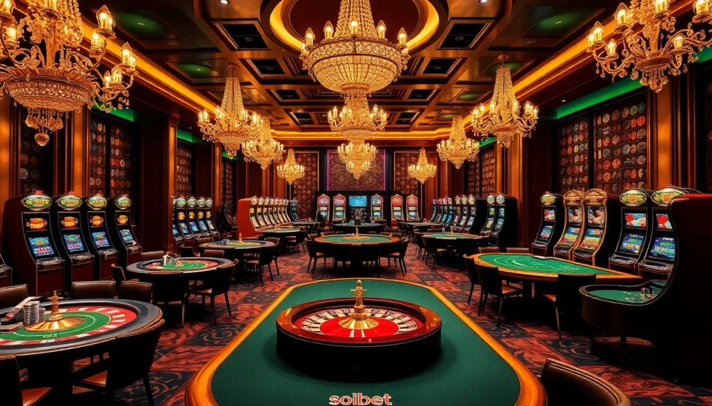 Experience the excitement of soibet with vibrant casino games, elegant tables, and thrilling player interactions.