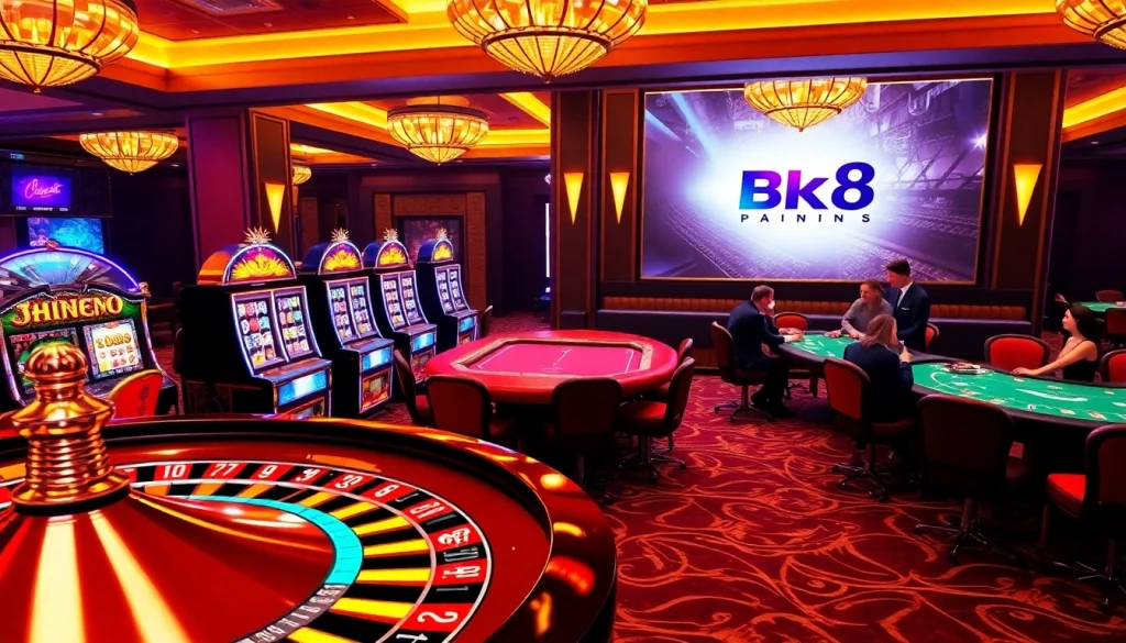 Experience the thrill of BK8 เว็บตรง with immersive gaming environments featuring poker tables, slot machines, and roulette.