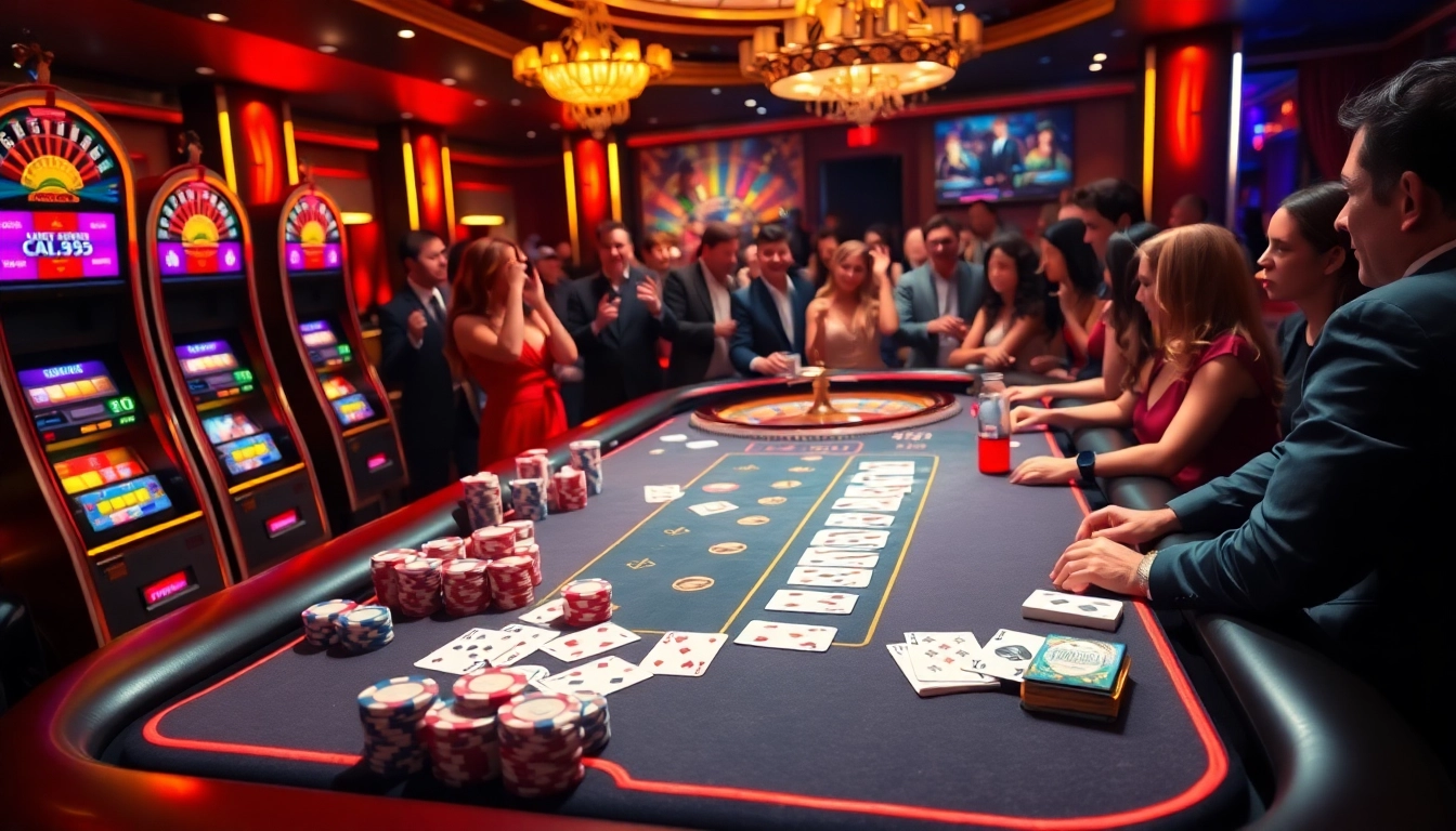 Engage with thrilling gambling experiences at BL555's vibrant casino atmosphere.