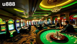 Experience the thrill of betting at u888 with vibrant casino games and engaging players.