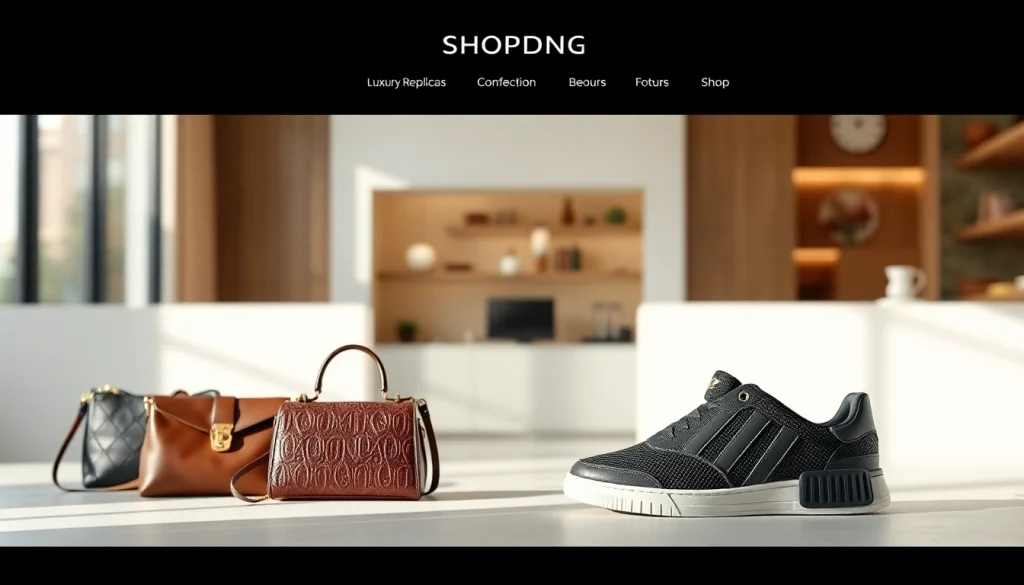레플리카사이트의 고급스럽고 매력적인 명품 쇼핑 이미지
