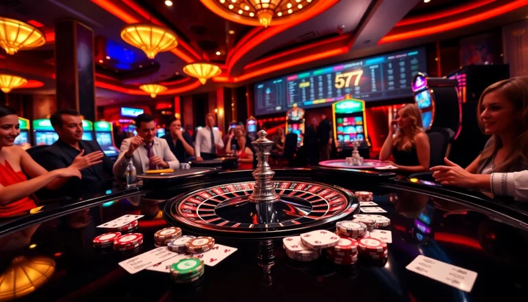 Experience the thrill of betting at 5z7772 com with vibrant casino elements and lively players.