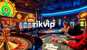 Experience thrilling gambling excitement on Rikvip’s vibrant online casino platform.