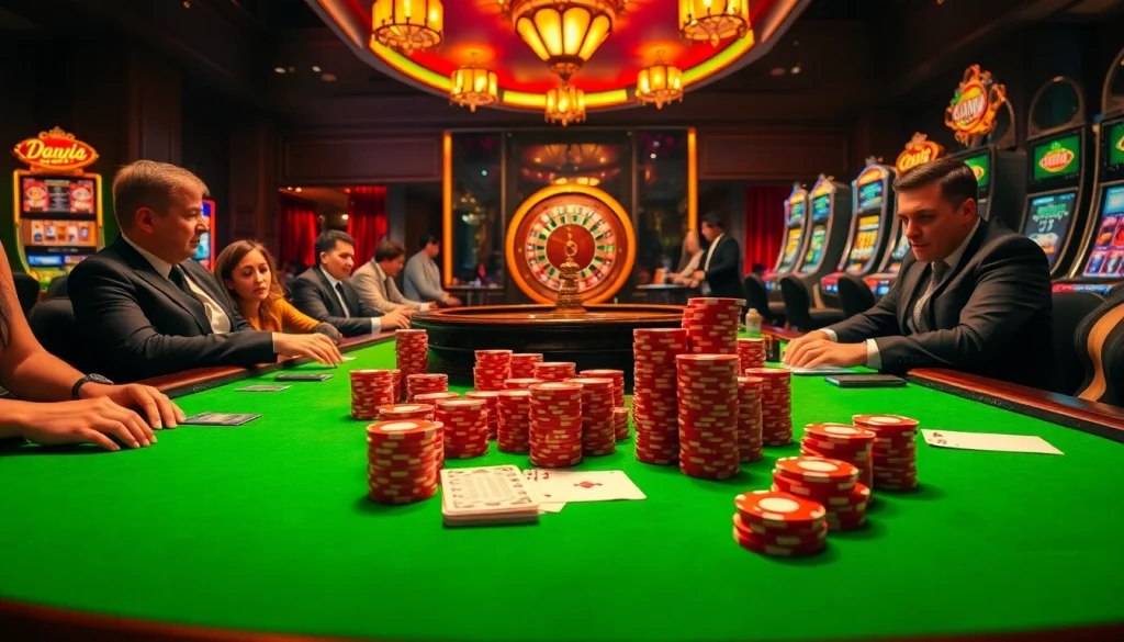 Join the excitement at dn88.tips with high-stakes poker action and luxury casino visuals.