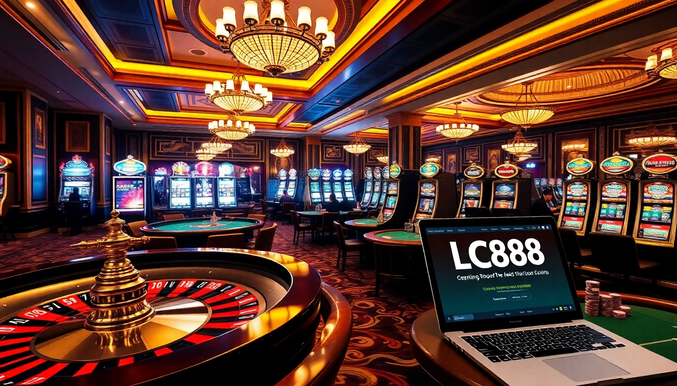 Enjoying various gaming experiences at LC88's vibrant online casino platform.