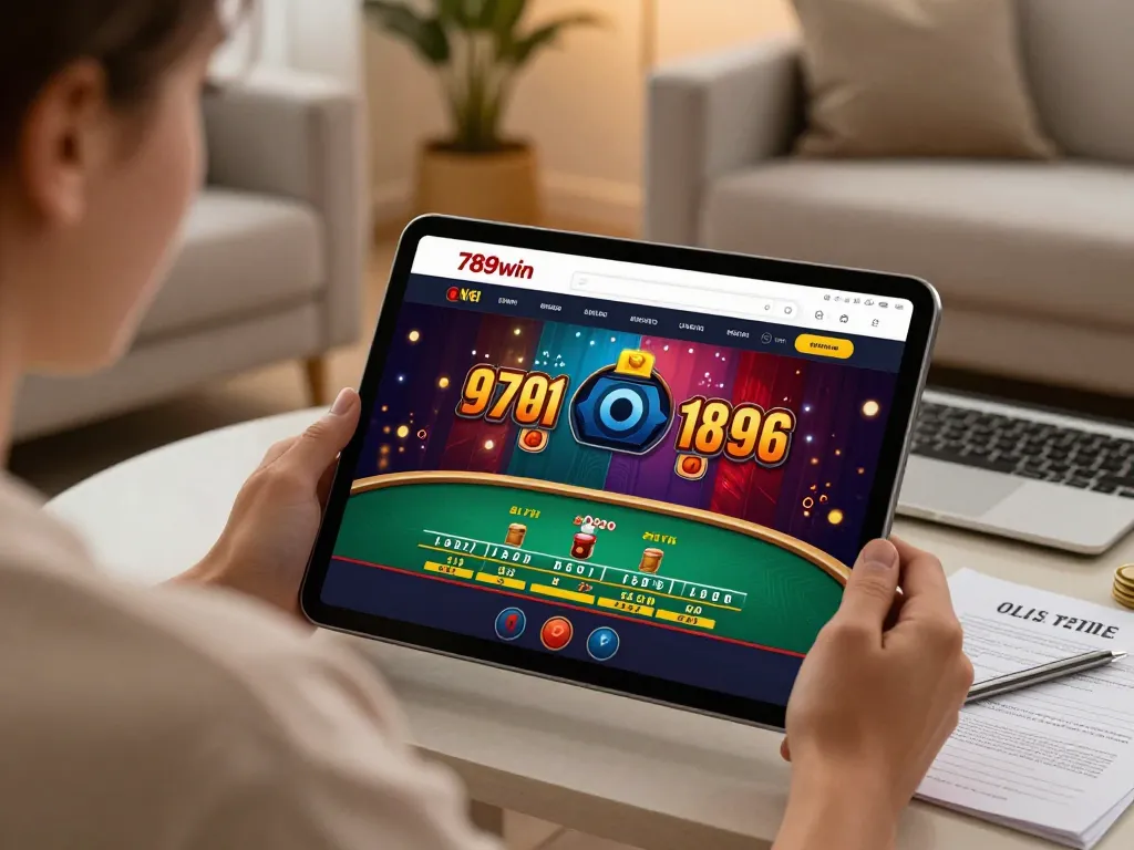 Engaging gameplay on 789win online casino, featuring live dealer blackjack.