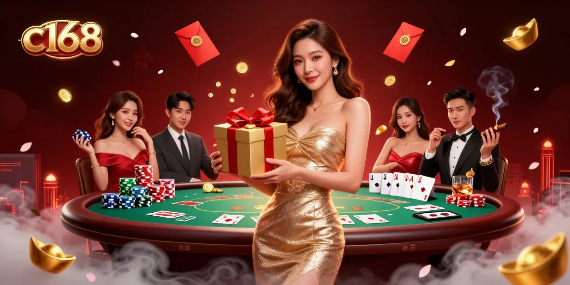 Win big at c168 with a stunning illustration of our vibrant casino atmosphere and charm.