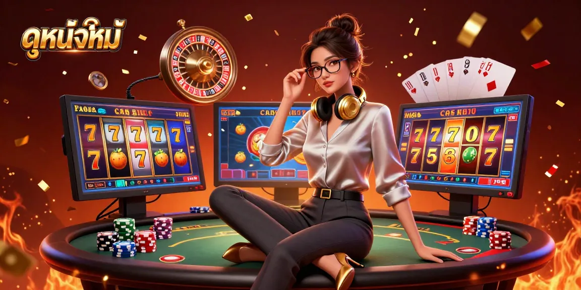 Experience ดูหนังใหม่ in an immersive casino setting with vibrant gaming elements and rich visuals.
