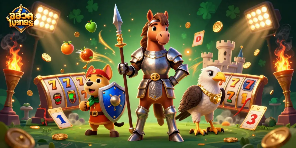 Experience virtual fun with สล็อตทดลอง as you spin slot reels and chase jackpots in this dynamic illustration.