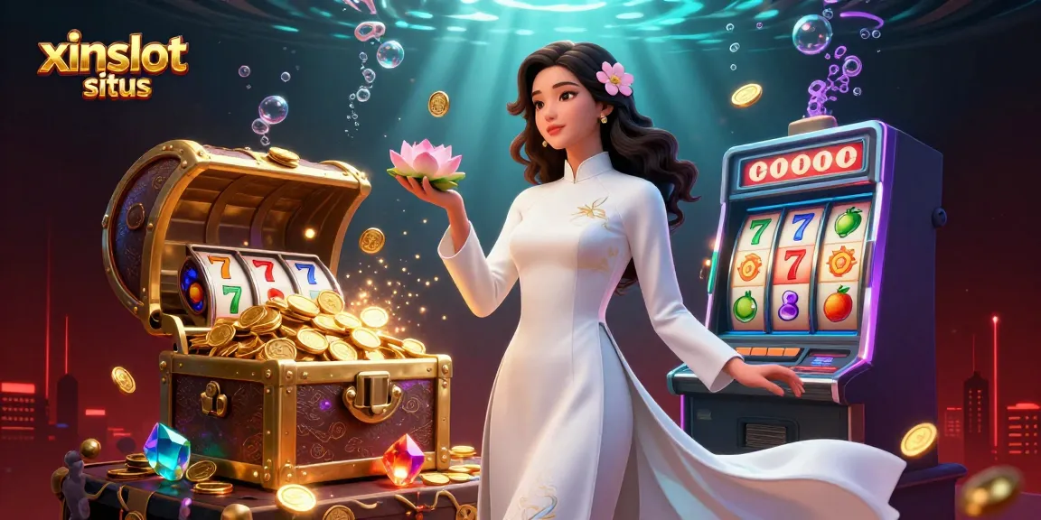 XINSLOT situs offers immersive gaming adventures with vibrant characters and casino elements.