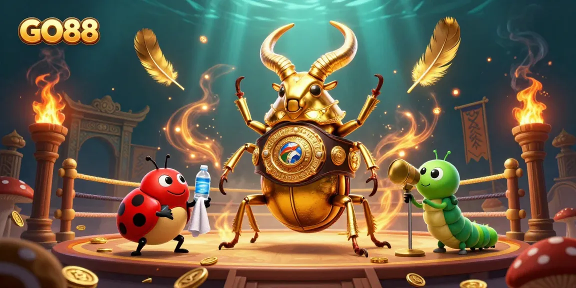 Engage with thrilling gameplay at GO88, featuring vibrant characters and dynamic visuals in a gambling arena.
