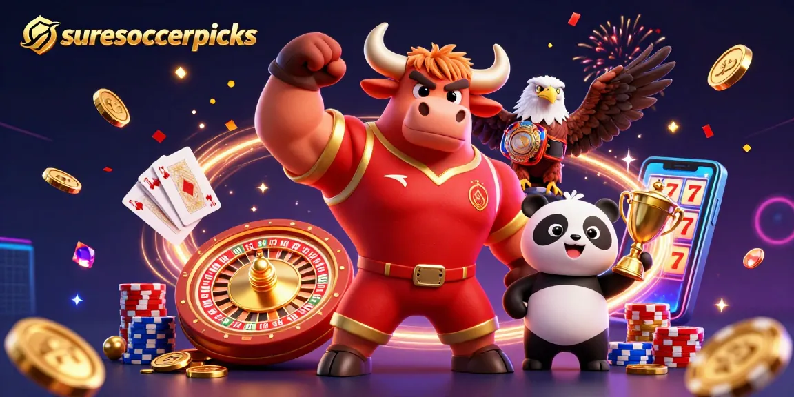 Experience winning strategies with suresoccerpicks in this vibrant 3D casino scene.