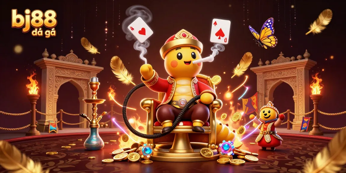 Engage in thrilling bj88 đá gà action with unique characters and vibrant casino elements in an immersive scene.