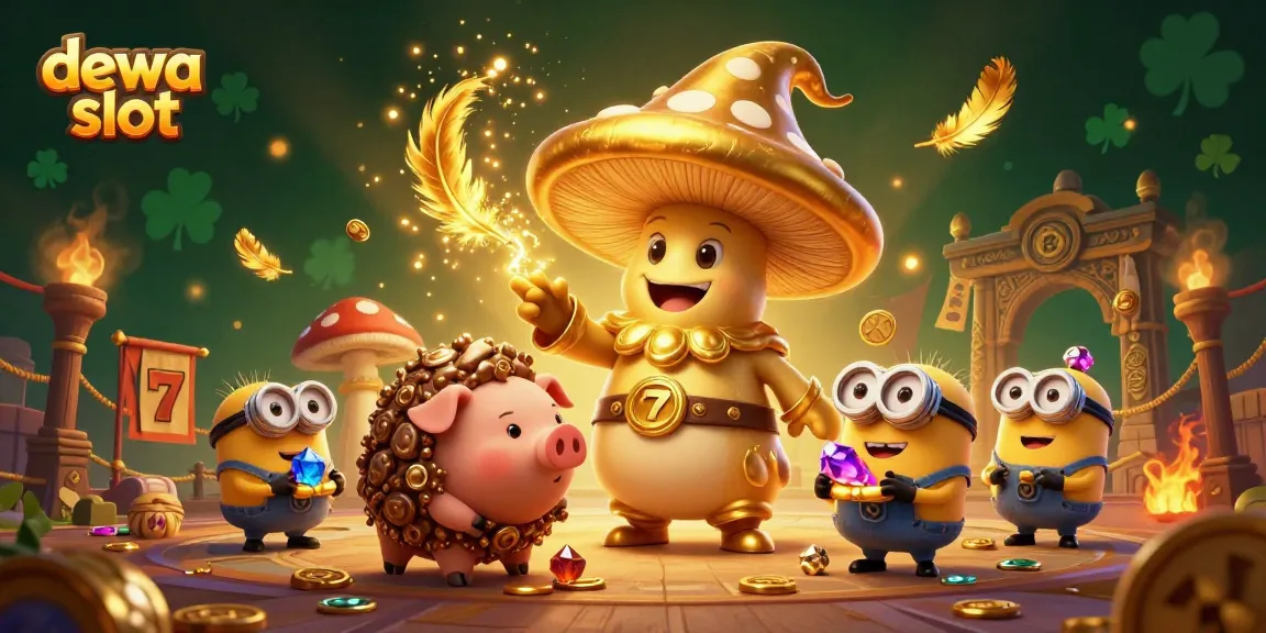 Experience the thrill of dewa slot with magical moments in this exhilarating casino scene.