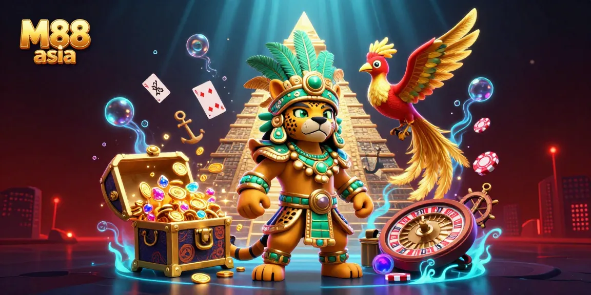 Experience the vibrant action of M88 asia with thrilling casino elements and dynamic characters.