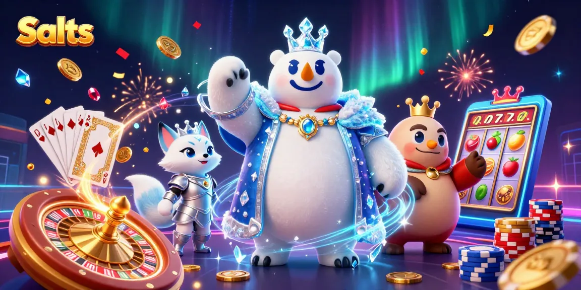 Spin the reels of Slots with exciting winnings and dazzling animations in a vibrant casino scene.