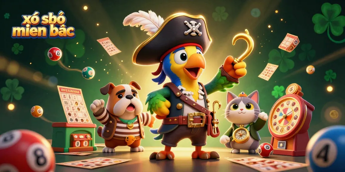 Experience the thrill of xổ số miền bắc with vibrant lottery characters and dynamic game elements