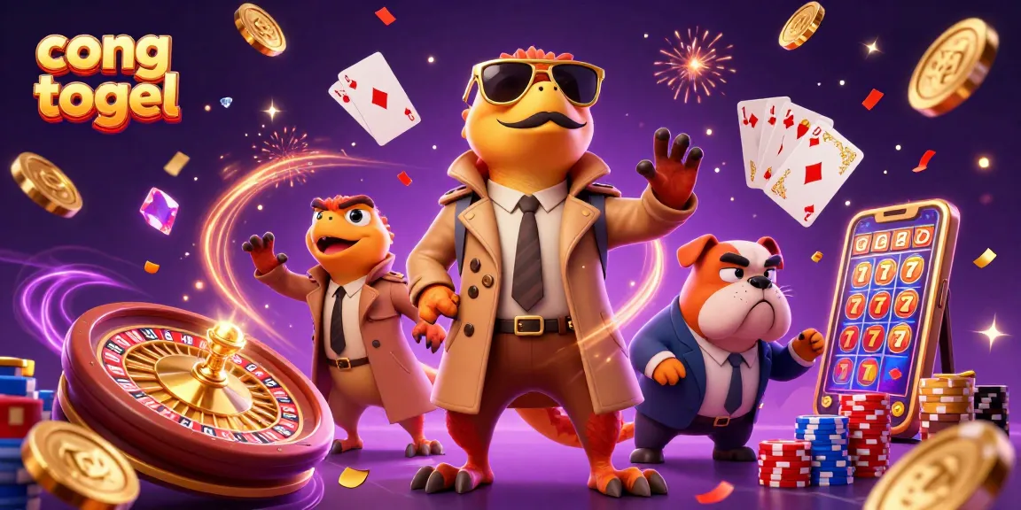 Win big with cong togel, featuring three raptors in disguise at a VIP casino lounge.