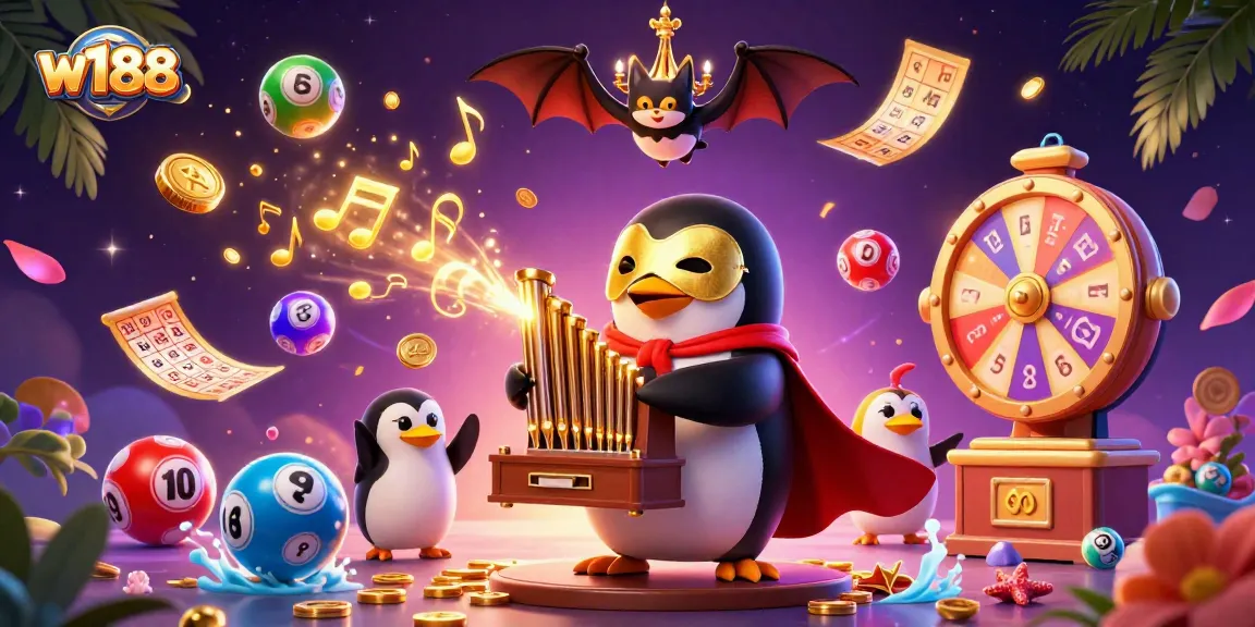 Experience w188's vibrant online casino world with exciting games and dazzling animations.